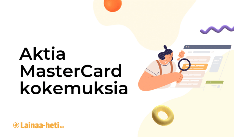 Aktia MasterCard kokemuksia
